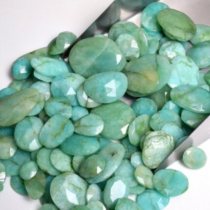 Amazonite Freeform Loose Rose Cut Cabochon