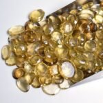 Beer Quartz Pear Loose Rose Cut