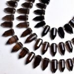 Smoky Quartz Faceted Fancy Pencil Shape