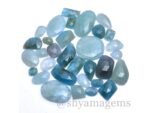 Aquamarine Uneven Rose Cut Flat