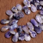 Tiffany Opal Faceted Pear Beads Gemstone 9mm-11mm