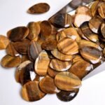 Tiger Eye Pear Loose Rose Cut