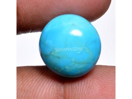 Arizona Turquoise Round smooth cabochon 15mm