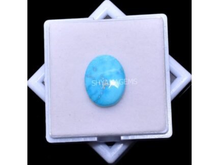 Natural Arizona Turquoise Oval smooth cabochon 21mm