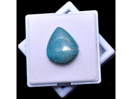 Arizona Turquoise Pear smooth cabochon 26mm