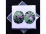 Ruby Zoisite Pair Oval Faceted Cabochon RZ101