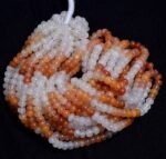 Bio Quartz Smooth Rondelle Beads