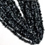 Black Obsidian Chips Beads
