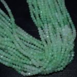 Mint Chrysoprase Faceted Beads