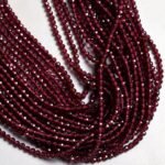 Rhodolite Garnet Faceted Beads