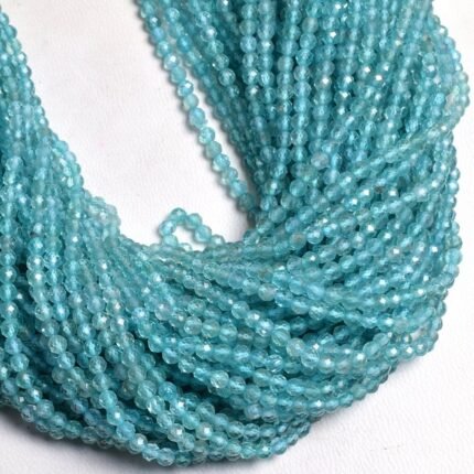 Sky Apatite Faceted Beads