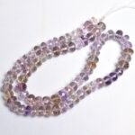 Natural Ametrine Faceted Rondelle Beads
