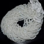 Rainbow Moonstone Smooth Round Beads