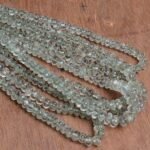 Green Amethyst Carving Melon Beads