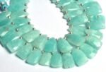 Natural Amazonite Arrowhead Faceted Briolette Beads