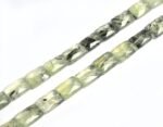 Prehnite Faceted Rectangle Shape Beads