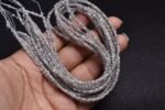 Natural Gray Diamond Uncut Beads