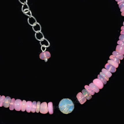 Ethiopian Opal Bracelet 925 Sterling Silver