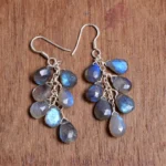Labradorite 925 Sterling Silver Earring