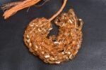 Natural Citrine Faceted Nugget Beads