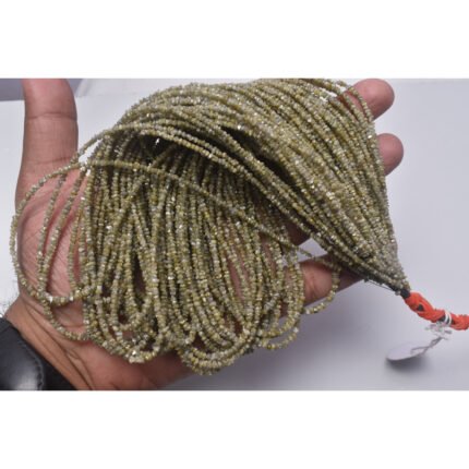Champagne Raw Diamond Uncut Beads