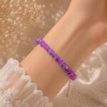 Lavender Ethiopian Opal Uncut Raw Bracelet