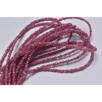 Pink Raw Diamond Uncut Beads