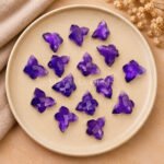 Amethyst Butterfly Faceted Gemstone 14x10mm