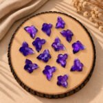 Amethyst Butterfly Faceted Gemstone 14x10mm