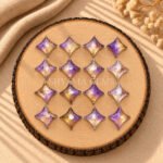 Ametrine Carved Ninja Star Loose Gemstone 15mm