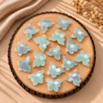 Aqua Chalcedony Butterfly 13mm
