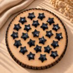 Black Onyx Star Faceted Loose Gemstone 10mm