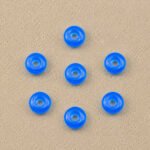 Blue Chalcedony Donut Gemstone 15mm