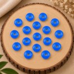 Blue Chalcedony Donut Gemstone 15mm