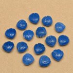 Blue Opal Shell Carved Loose Gemstone 12mm