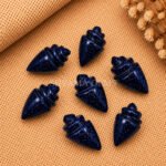 Blue Sunstone Conch Shell Carved Gemstone 18×10mm