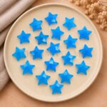 Blue Chalcedony Star Faceted Loose Gemstone 10mm