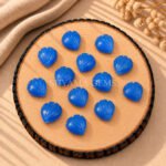 Blue Opal Shell Carved Loose Gemstone 12mm