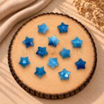 Blue Opal Star Faceted Loose Gemstone 10mm