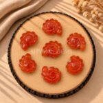 Carnelian Shell Snail Nautilus Carved 20mm Gemstone