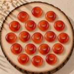 Carnelian Donut Gemstone 15mm