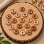 Chocolate Moonstone Donut Gemstone 15mm