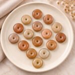 Chocolate Moonstone Donut Gemstone 15mm
