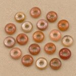 Chocolate Moonstone Donut Gemstone 15mm