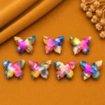 Colorful Mohave Turquoise Butterfly 14x10mm