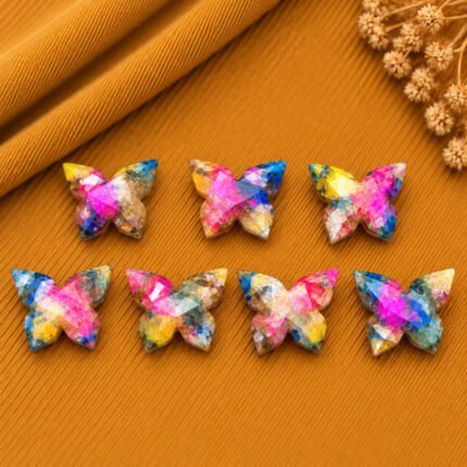 Colorful Mohave Turquoise Butterfly 14x10mm