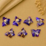 Copper Amethyst Butterfly 14x10mm