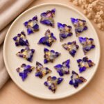 Copper Amethyst Butterfly 14x10mm