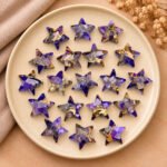 Copper Amethyst Turquoise Star Faceted Loose Gemstone 10mm