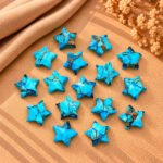 Copper Turquoise Star Faceted Loose Gemstone 10mm